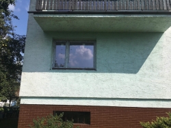 Plastová okna a venkovní parapety - rodinný dům Pertřvald